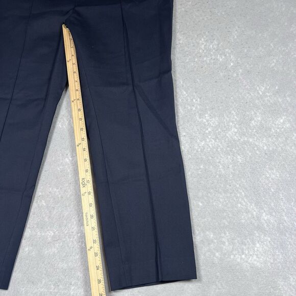 AKRIS PUNTO Franca Cotton Blend Trousers Ankle Pants Tangerine Women’s 16 US - Picture 6 of 16